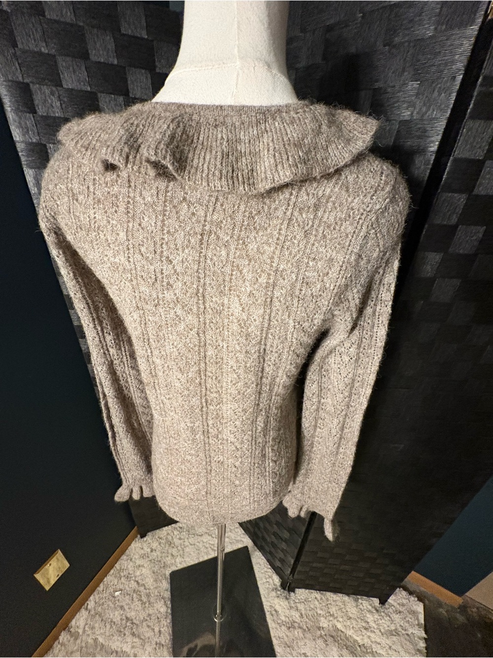 Old Navy Anna Sui Ruffle Cardigan Sweater - Picture 3 of 7